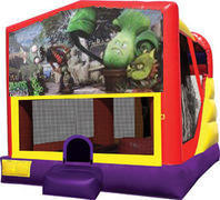 Zombies vs Plants 4in1 Bounce House party rental Combo