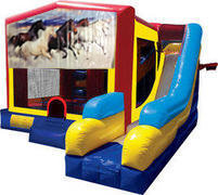 Horses Inflatable Combo 7in1