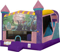 Zombies 2 4in1 Combo Bouncer party rental Pink