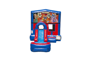 Lilo and Stitch Ez front slide bounce house combo