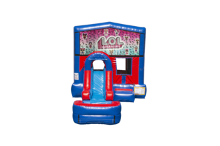 LOL Ez front slide bounce house combo