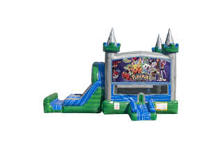 Pokemon Emerald combo Double Lane Wet/Dry with Bounce House
