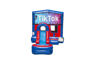 Tik Tok EZ front slide bounce house combo