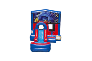 Under The Sea EZ front slide bounce house combo