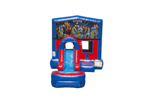 World of Disney EZ front slide bounce house combo