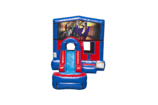 Yu Gi Oh EZ front slide bounce house combo