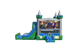 Yu-Gi-Oh combo Double Lane Wet/Dry with Bounce House