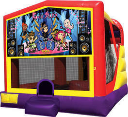 Rock Stars Inflatable 4in1 Bounce House Combo