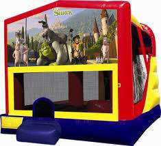 Shrek 4in1 Inflatable Bounce House Combo
