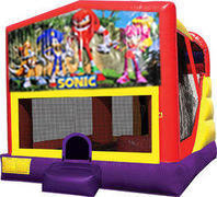 2 IN 1 SONIC THE HEDGEHOG BOUNCE HOUSE Party Inflatable - Bounce