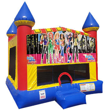 Super Girls Bounce house with Basketball Goal