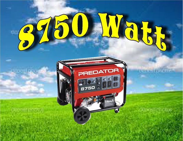 Large Generator 8750 watt