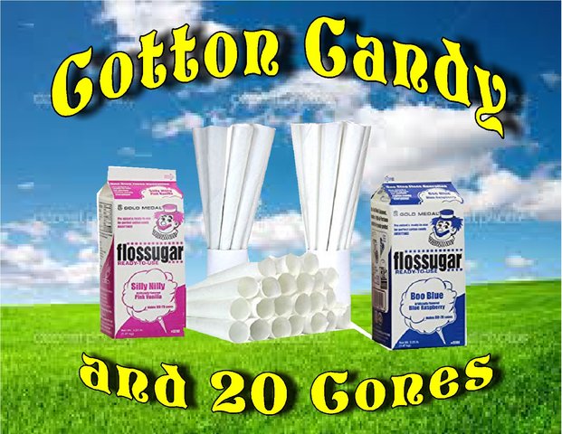 Cotton Candy & Cones (20 count)