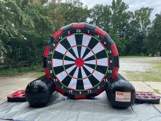 Soccer Darts / Baseball Toss Inflatable Game