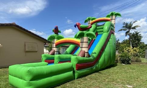 18ft Tropical Slide (Wet / Dry)