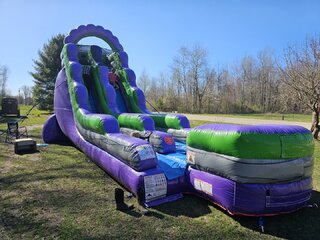 20ft Purple Marble Slide