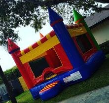 Rainbow Castle Bounce House