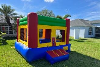 Mini Multicolor Bounce House