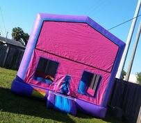 Pink and Purple Bounce House