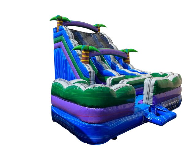 20' Dual Lane Tropical Twister Slide (2004)