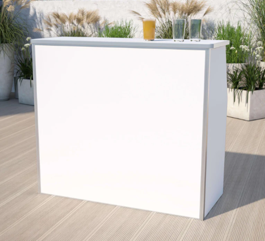 Bar Table Rental - White