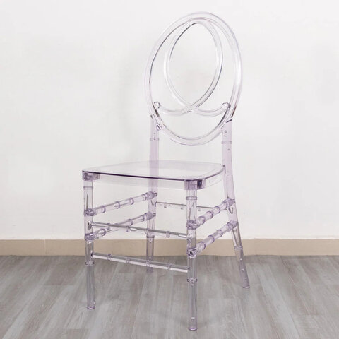 Clear Round Chavari Chairs 