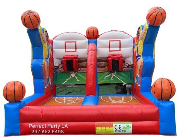 Inflatable Basketball (3001-Blue/White)