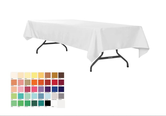 8 Foot Rectangle Tablecloths (Standard)