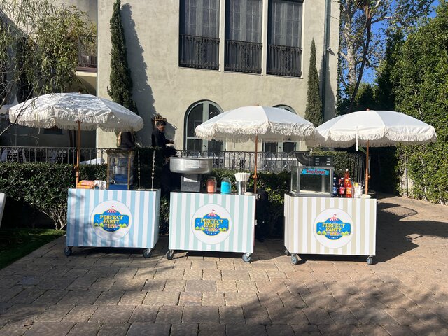 Tenders and French fries station