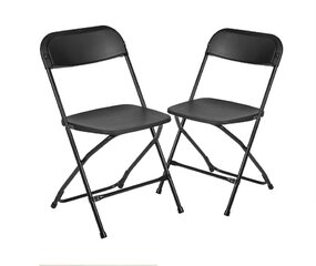 Black Folding Chairs 