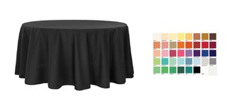 48 Inch Round Tablecloths (Draped)
