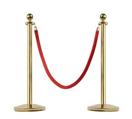 6' Stanchions with Velvet Rope