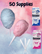 50 Additional Cotton Candy Supplies