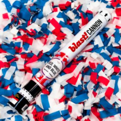 Red, White, and Blue Confetti Cannon