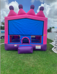 Pink Purple Princess Bounce House