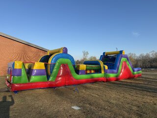 60' Fun Times Dual Lane Obstacle Course (Dry)