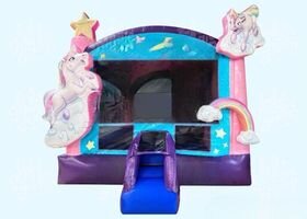 Fantastic unicorn Bouce and slide (WET)