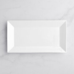 White Rectangular Porcelain Platter 