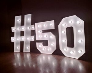 4 ft Marquee Number and Letters 