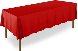 60x126' BANQUET TABLE CLOTH (Red)