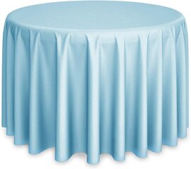 108 ' ROUND TABLE CLOTH (baby blue)