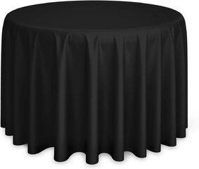 108 ' ROUND TABLE CLOTH (black)