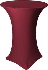 30' SPANDEX COCKTAIL TABLE COVER (Burgandy)