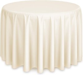 108 ' ROUND TABLE CLOTH ( ivory)