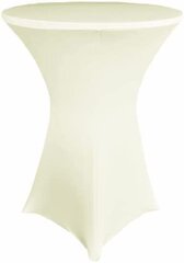 30' SPANDEX COCKTAIL TABLE COVER (Ivory)