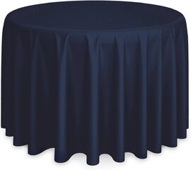 108 ' ROUND TABLE CLOTH (navy blue)
