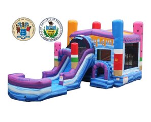 ICE POPS MEGA WATER SLIDE / DRY SLIDE COMBO