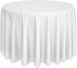 108 ' ROUND TABLE CLOTH ( white)