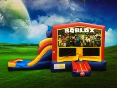Bounce House Combos Bounce On Us Party Rental Water Slide And Bounce House Rentals In Brockton Ma - roblox bounce