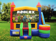 Bounce House Combos Bounce On Us Party Rental Water Slide And Bounce House Rentals In Brockton Ma - roblox bounce
